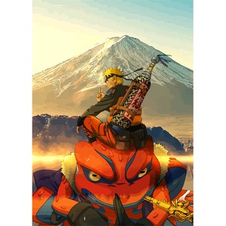 Quadro Naruto Anime Desenho Com Moldura G001