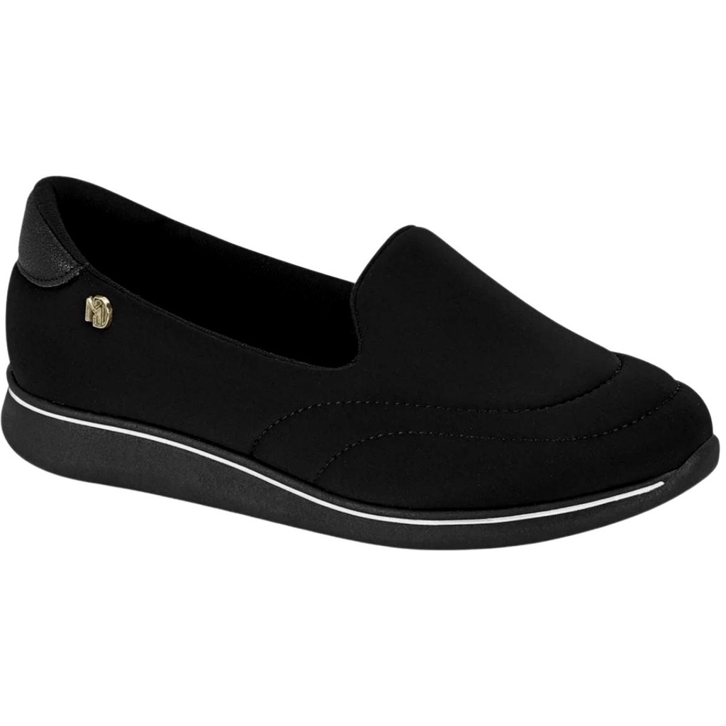 Tenis Mulher Slip On Conforto Modare 7358.222.23579 Preto | Shopee Brasil
