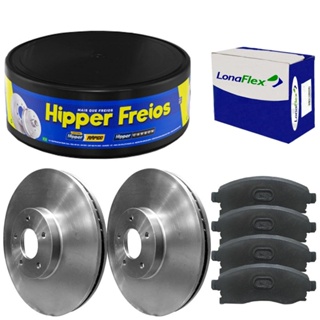 Kit Pastilha Disco Freio Ranger 4x4 95 A 2011 Dianteiro Vent
