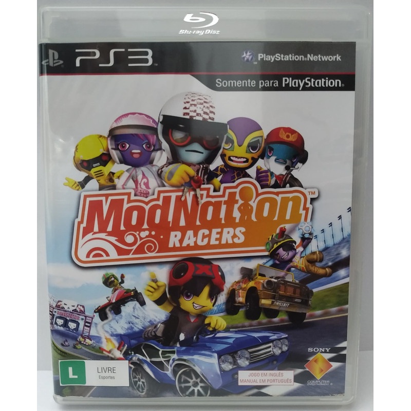 Modnation Racers - Jogo para PS3 - Original - Mídia Física | Shopee Brasil