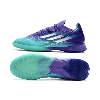 Sapatos de Futebol de Futsal de Couro Masculino Messi X Series UEFA IN Indoor Salão Quadra Botas De Futebol Original
