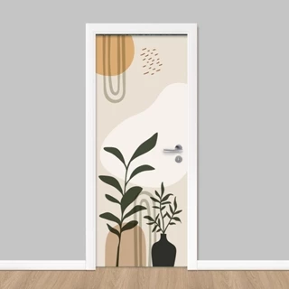 Adesivo de Porta - Arte Boho 1