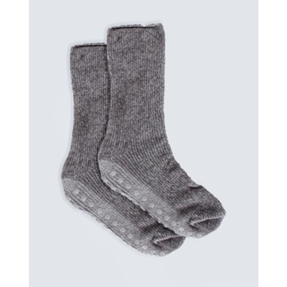 Meia Feminina Chenille Antiderrapante Fitter Lisa Cinza