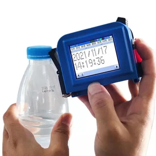 Mini Cartucho De Jato De Tinta De 12,7mm Portátil Data De Validade Impressora Seca Rápida Máquina De Codificação De Lote Para Lata De Garrafa Plástico