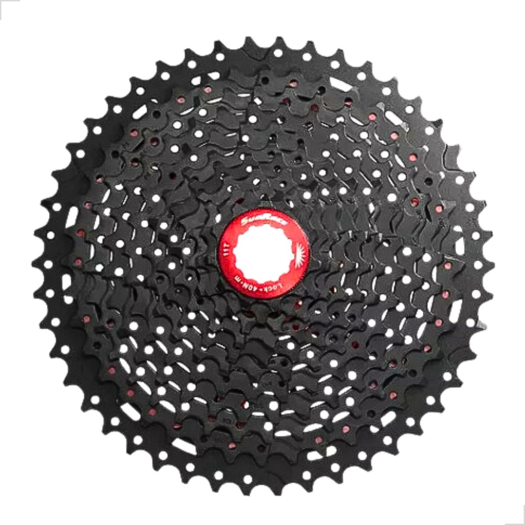 メザスタ Cassete Sunrace Speed Mx8 11v 11x46 Dentes Bike MTB Road Preto