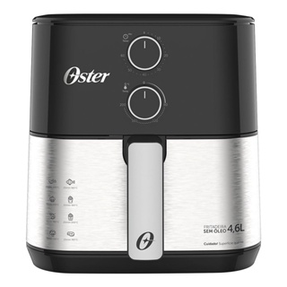 Fritadeira Elétrica Air Fryer Oster OFRT520 4,6L Preta - 220V