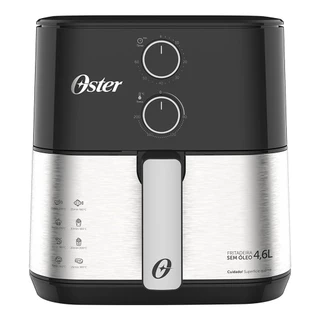 Fritadeira Elétrica Air Fryer Oster OFRT520 4,6L Preta - 220V
