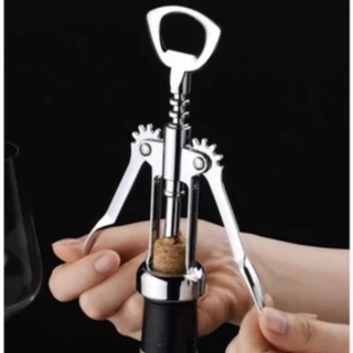 Saca Rolha Abridor De Garrafas Vinho Aço Inox KL10013