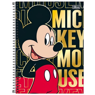 Caderno Espiral Universitário Tilibra 10 Matérias 160 Folhas Mickey Sortido