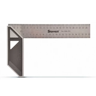 Esquadro para Carpinteiro com Cabo de Alumínio Nº53m 200mm K53M-200-S Starrett