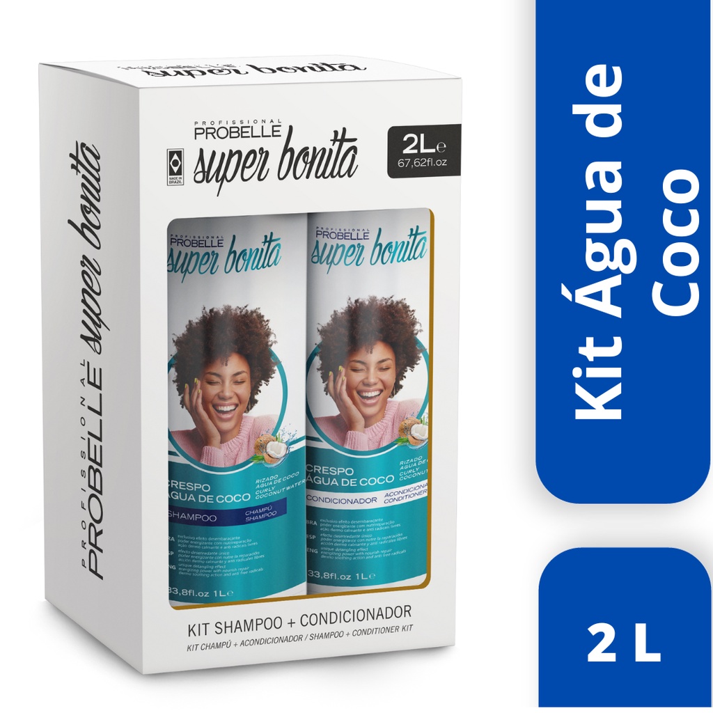 Pack Shamp. + Cond. -2 Litros - Super Bonita - Probelle | Shopee