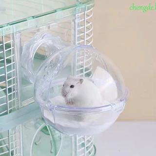 CHENGDEBR Hamster Villa Banheira Multi-Funções Sala De Sauna Esférica Respirável
