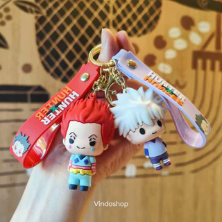 [Entrega 24 Horas] Desenho Animado Anime HUNTER × Doll Keychain Gon Killua Mochila Pingente De Brinquedo Para Crianças