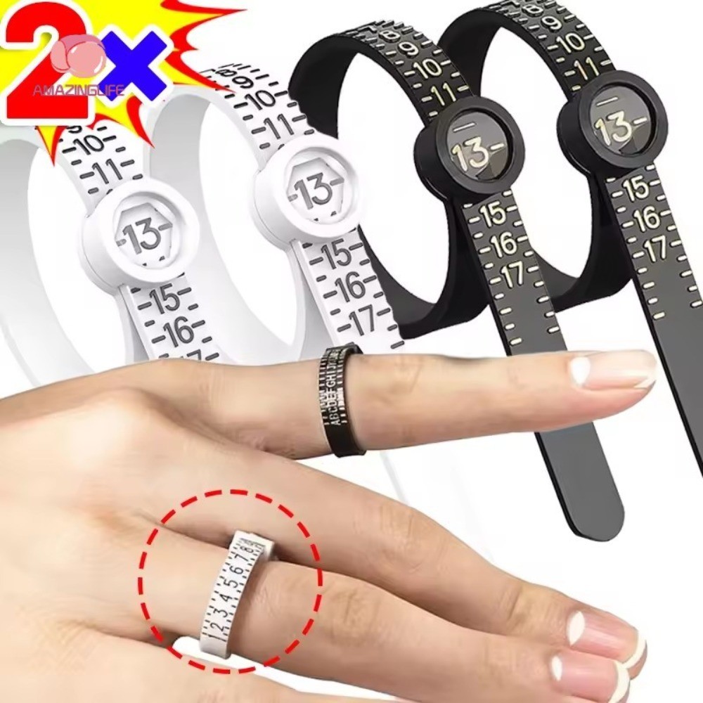 Medidor De Tamanho De Anéis-Régua Macia Design Ferramenta De Medição De Dimensionamento De Bobina De Dedo-Medições Do Re