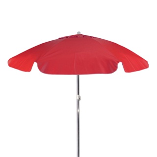 Guarda-Sol em Bagum Haste de Aluminio 2 metros Praia Camping Piscina Vermelho 10604 Belfix Bel Bel lazer