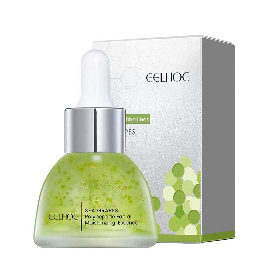 LOVKOR 35ml Luminea Uva Marinha Anti-Idade Remover Soro De Rugas Essência De Levantamento 35ml Linhas Faciais Finas Desbotamento Da Pele Hidratante Firmeza Dos Olhos