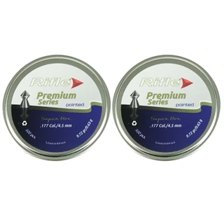 2un Chumbinho 4.5mm Rifle Series Pointed 500un