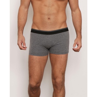 Cueca Masculina Boxer Mash Algodão Cinza