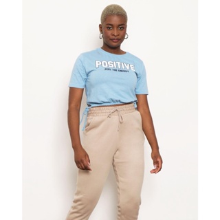 Blusa Feminina Cropped Estampa Azul