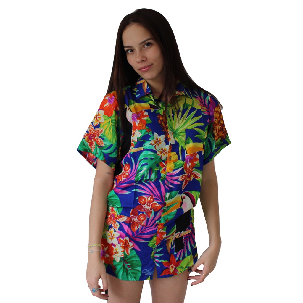 Camisa feminina hot sale aberta