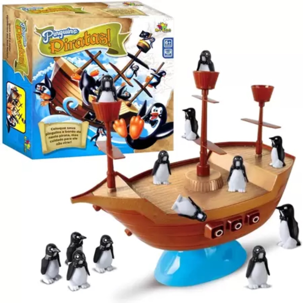 Brinquedo para pais e filhos, brinquedo interativo para quebrar o gelo com  pinguins, brinquedos para pais e filhos para crianças(Brinquedo de mesa  para jogo de pinguim)