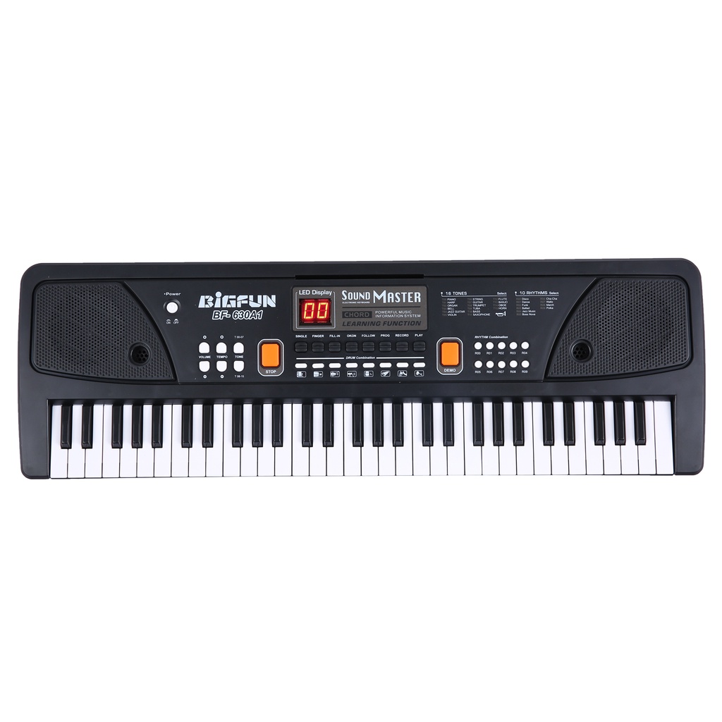 Teclado Musical 61 Teclas Bigfun Profissional Infantil