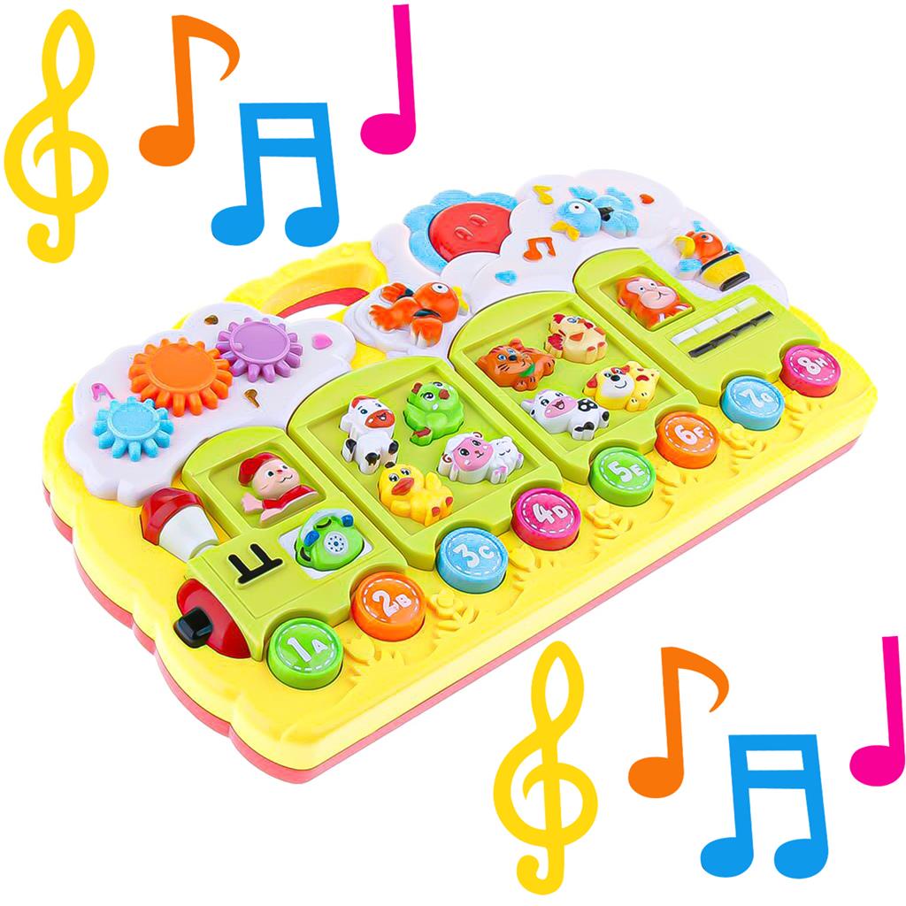 Brinquedo Infantil Piano Sinfonia Preto Para Crianças 3+Anos WinFun -  Baby&Kids