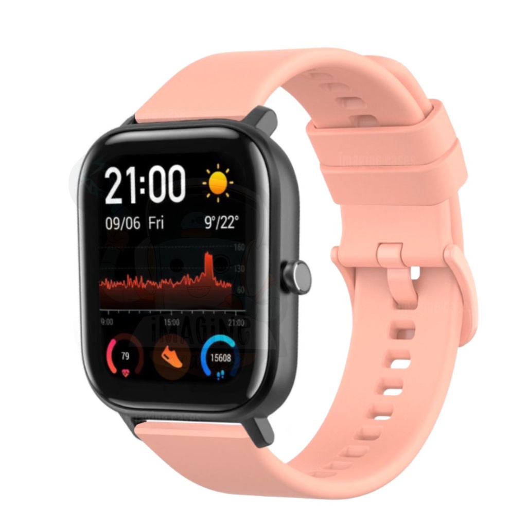 Pulseira de Silicone com Fecho Tradicional para Amazfit GTS