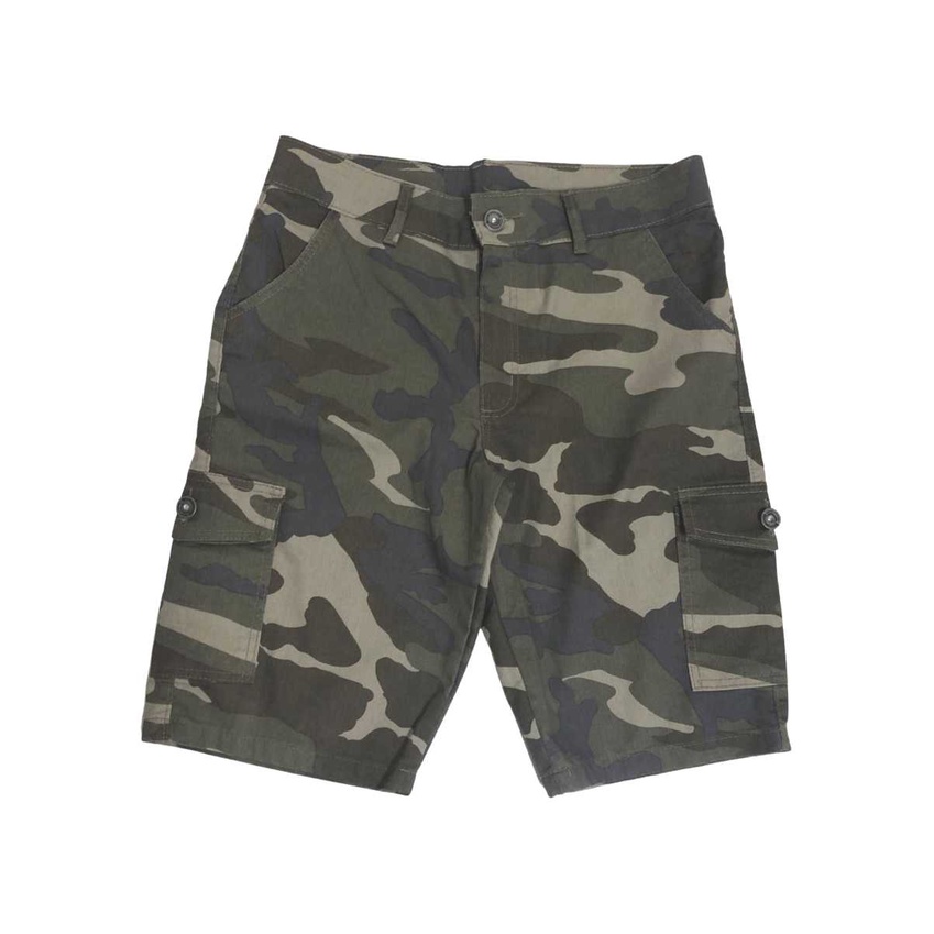Bermuda Sarja Cargo Camuflada Adulto