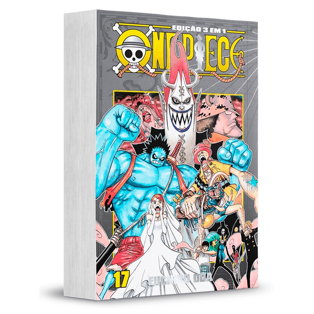 Mangá One Piece 3 em 1 - Vol. 17 (Panini, lacrado)