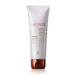 Protetor Clareador FPS 70 Chronos Claro Médio 50ml