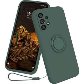 Estojo Original De Silicone Líquido Para Suporte De Anéis Magnéticos Samsung Galaxy S21 S22 S23 Ultra Plus A53 5G A14 A54