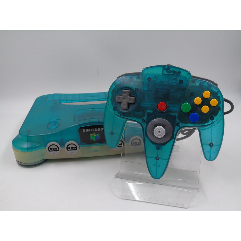 CONSOLE - NINTENDO 64 CLEAR BLUE (VER. JAPONÊS) (1)