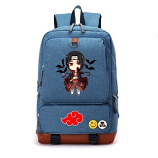 Nylon Hokage Uzumaki Naruto Cosplay Anime Dos Desenhos Animados Mochila Com  Zíper Bolsa De Ombro Viagem - Desconto no Preço