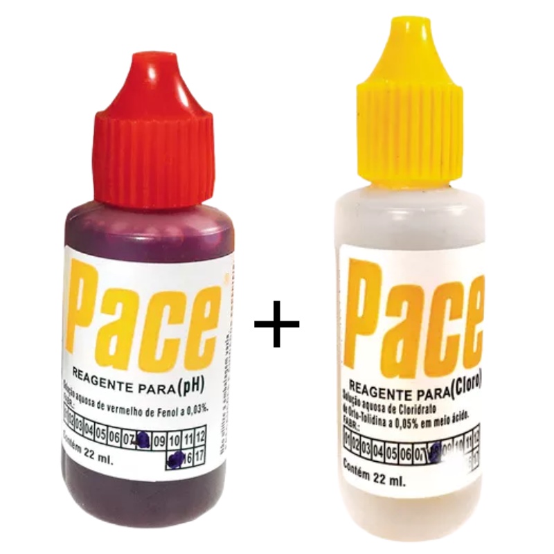 Kit Reagente Solução Medição Teste Cloro E Ph Para Piscina