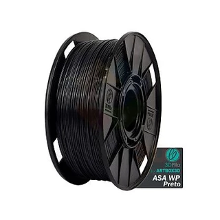 Filamento 3D Fila ASA WP Preto 1,75mm 1kg Impressão 3D - ARTBOX3D