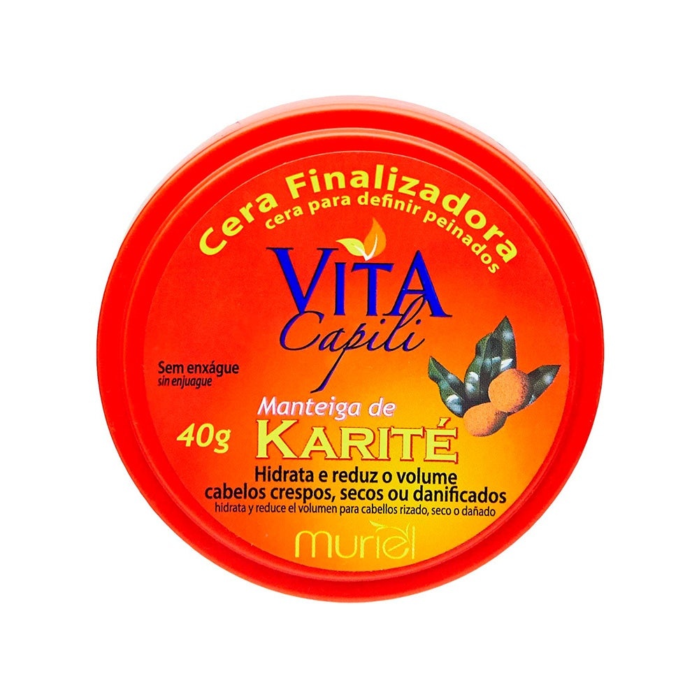 Cera Finalizadora Vita Capili Manteiga De Karité 40g | Shopee Brasil