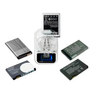 Carregador Digital Universal Baterias Celular Visor Lcd Usb