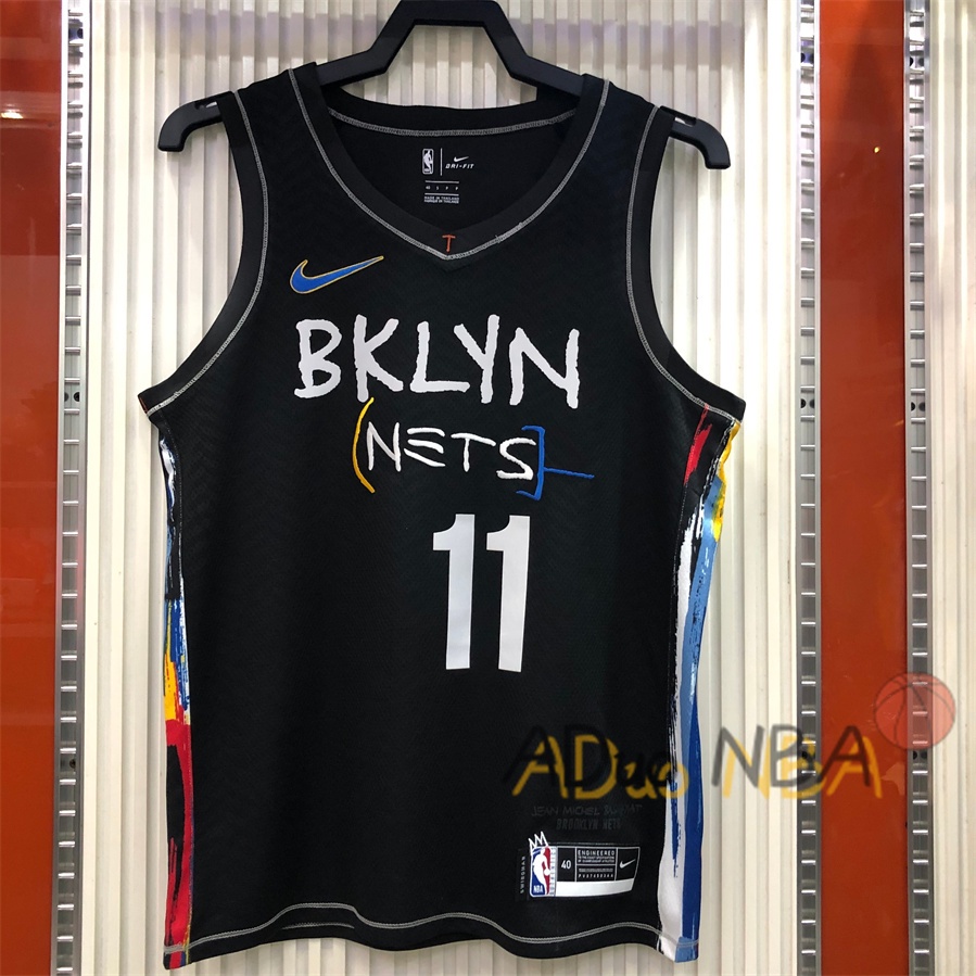 Hot Pressed camiseta Brooklyn Nets #11 Kyrie Irving 2022-23 Swingman City Edition De Basquetebol nba Jersey