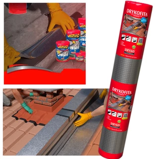 Fita Manta Asfaltica Para Telhado 60cm x 10m Adesiva Aluminizada Multiuso VedaTudo Dryko