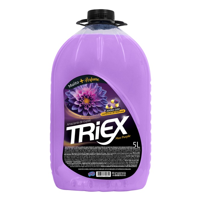 Amaciante Triex Max Purple Algodão 5l Revenda Barato