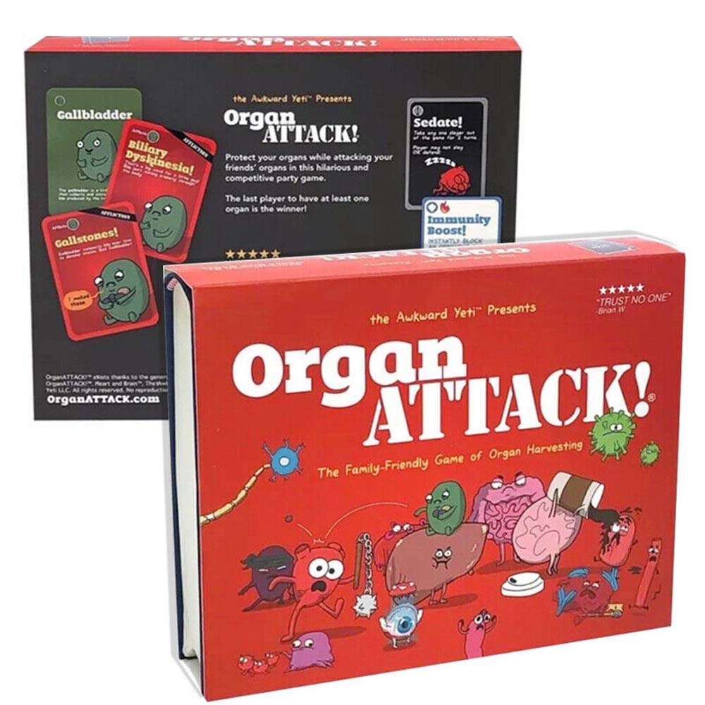 Organ Attack Card Game Board Family Game - Original New Dispatch Kids 