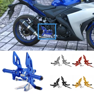 R25 R3 MT25 MT03 Conjunto Traseiro Ajustável Para MT-03 YZF R 25 3 2014-2023 03 25 Apoios Os Pés Da Motocicleta Footpeg