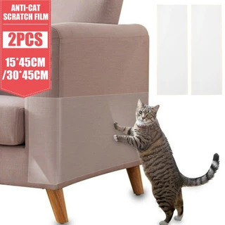 2 protetores flexíveis de sofá transparente para gatos anti-roubo