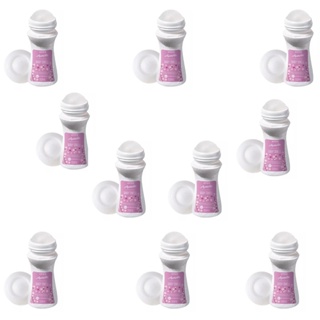 Kit 10 Desodorantes Roll On Aquavibe Baby Smell 50ml - Avon