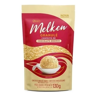 Chocolate Branco Granulé 130g Melken - Harald