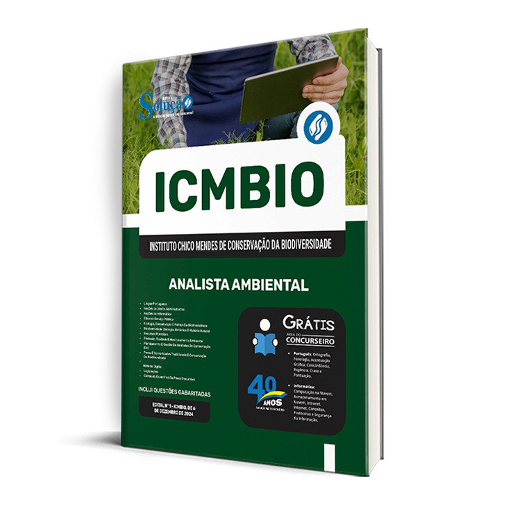 Apostila ICMBIO 2025 - Analista Ambiental - Prova 2025 | Shopee Brasil