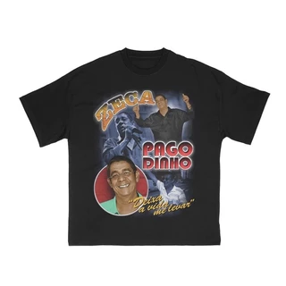 Camiseta Oversized Zeca Pagodinho Graphic Tee Unissex Casual Na Moda Masculino e Feminino Envio Rapido Didi_Outlet shopp