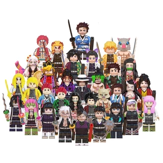 Kamado Tanjirou Nezuko Quente Figuras De Blocos De Construção Brinquedos Presente