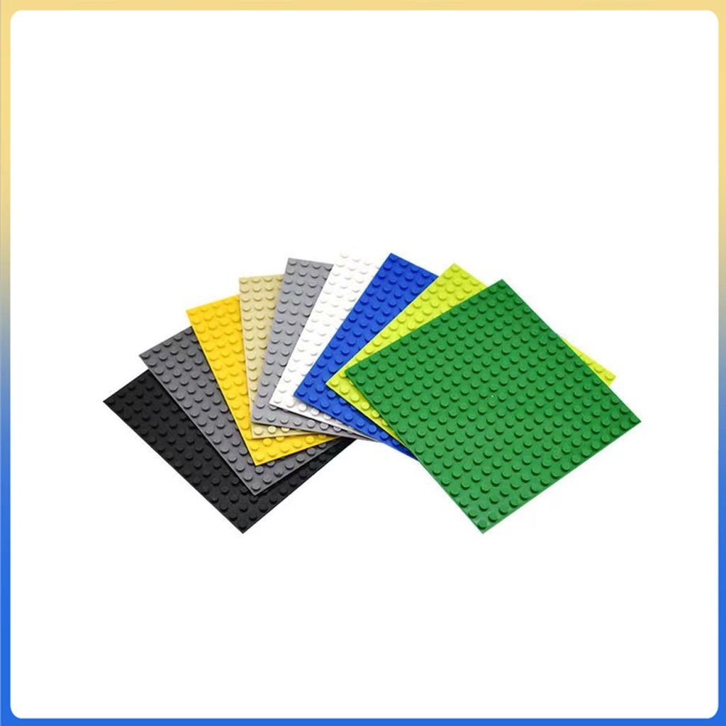 base De Blocos De Construção De Pequenas Partículas 16 * 16 Ponto12.8 * 12.8CM Boneca minifigure Compatível